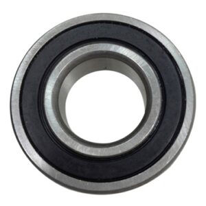 An image shows a bearing with two rubber seals, and it is 6205 2RS.