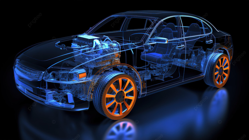 image shows a car