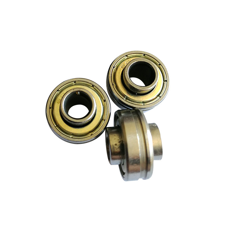Miniature extended inner ring ball bearing with precision components visible, highlighting extended inner ring design for medical and aerospace applications