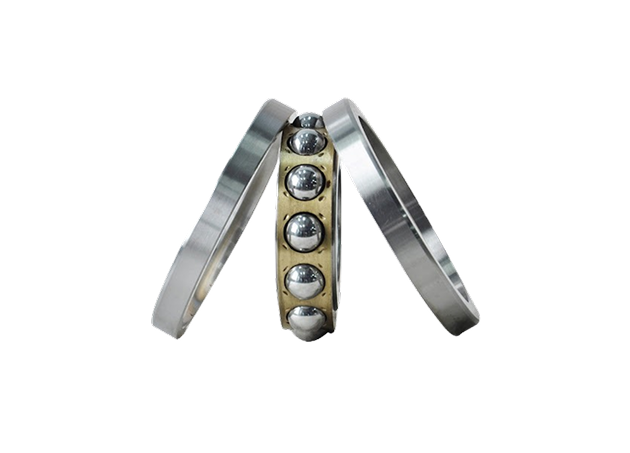 image shows the structure of four-point angular contact bearing