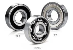 image shows different seals of ball bearings