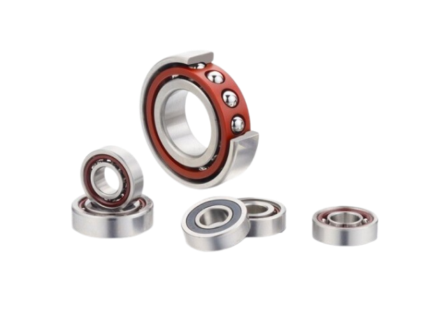 some different size miniature angular contact ball bearings