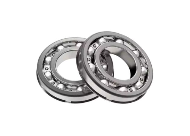 image shows deep groove ball bearing with snap ring