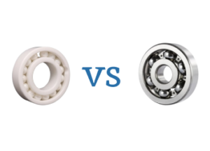 A ceramic ball bearing vs a stainless steel ball bearing