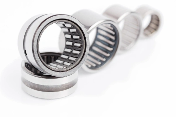 Close-up view of a needle roller bearing structure showing compact roller arrangement.