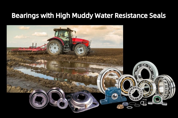TFL's bearings' Cross-sectional seal structure with muddy field comparison