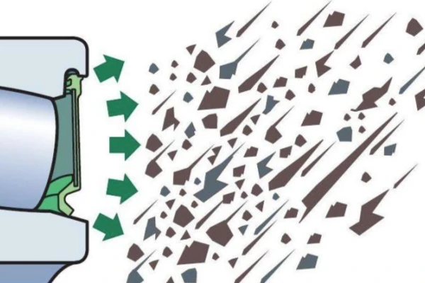 The highly effective contact seals keep contaminants out