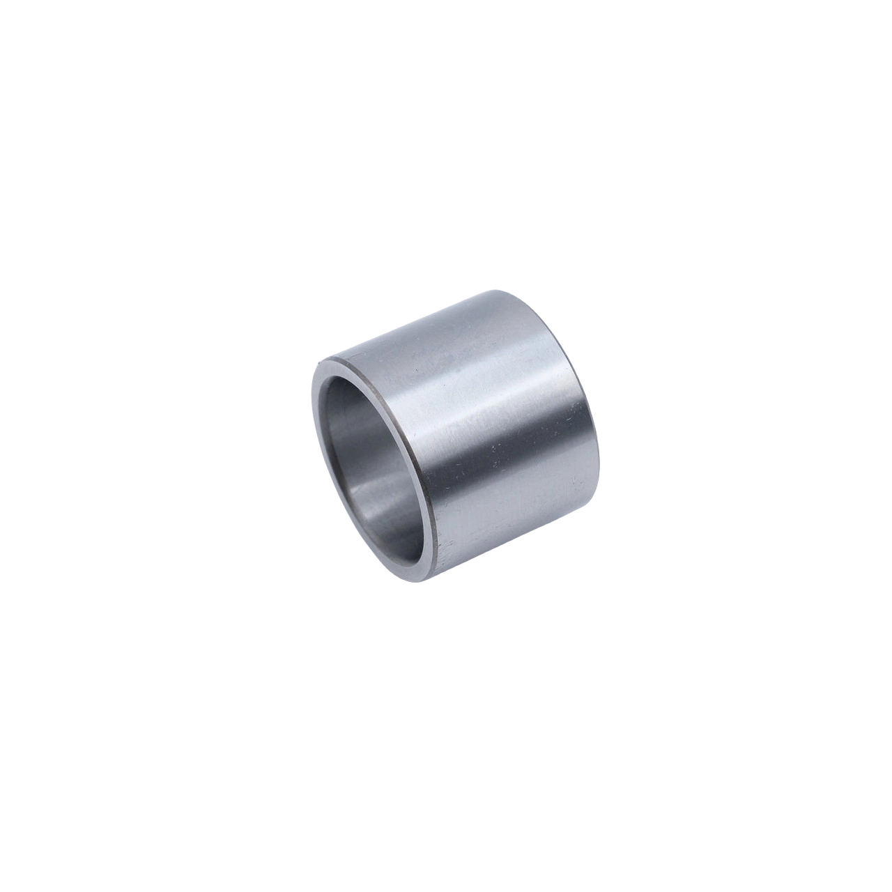 Close-up of a high-precision needle roller bearing inner ring showing its smooth, hardened surface.
