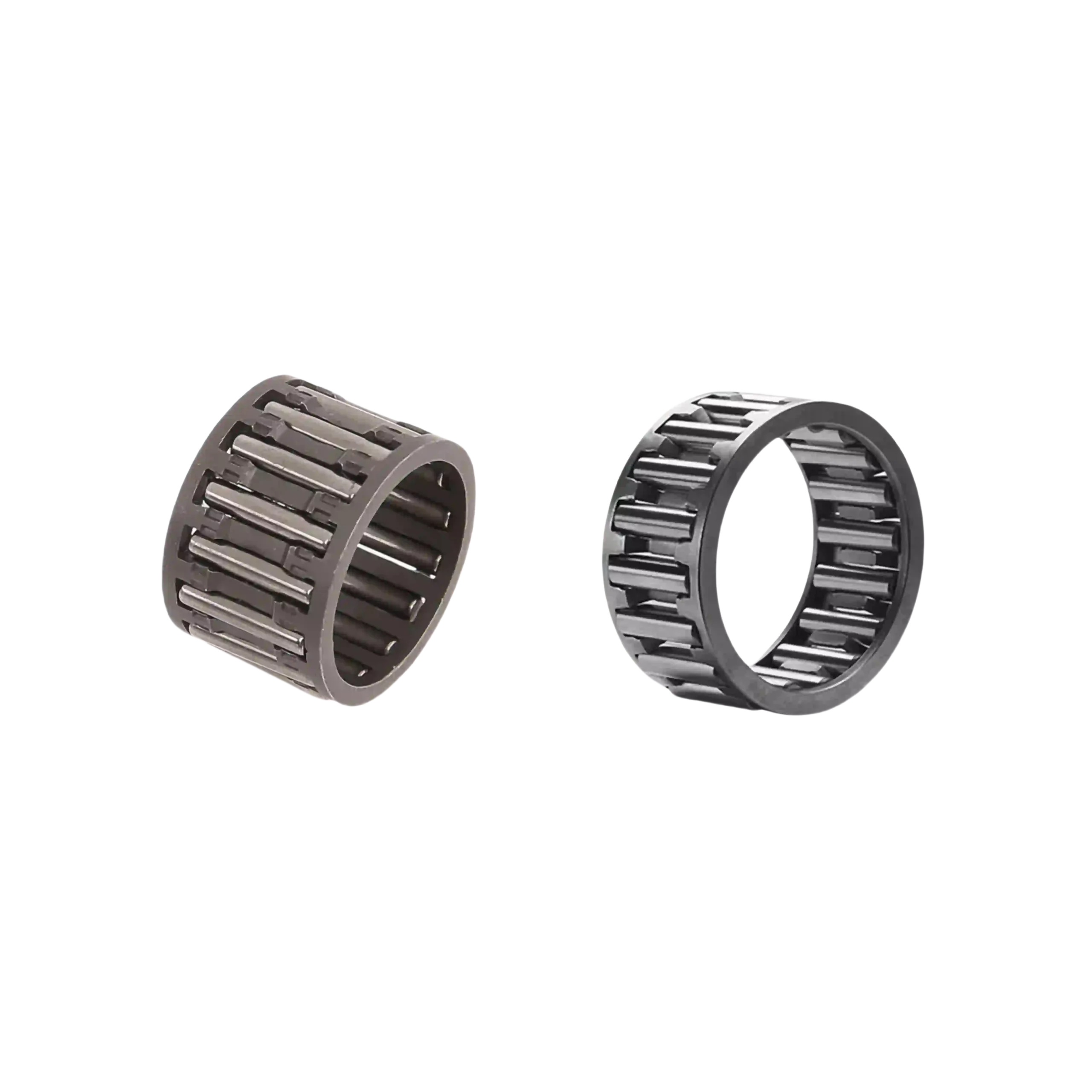 Close-up of a high-precision needle roller and cage assembly from TFL Bearings, highlighting the needle rollers and bearing cage.