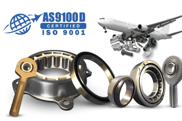 AS9100 ensures aerospace bearings meet the highest safety standards.