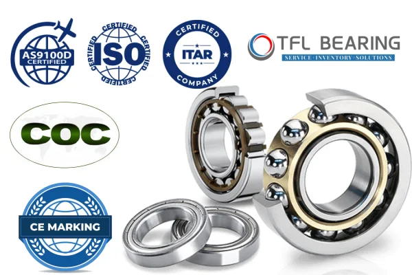 List of five key bearing certifications for quality and safety, and TFL has these certifications.