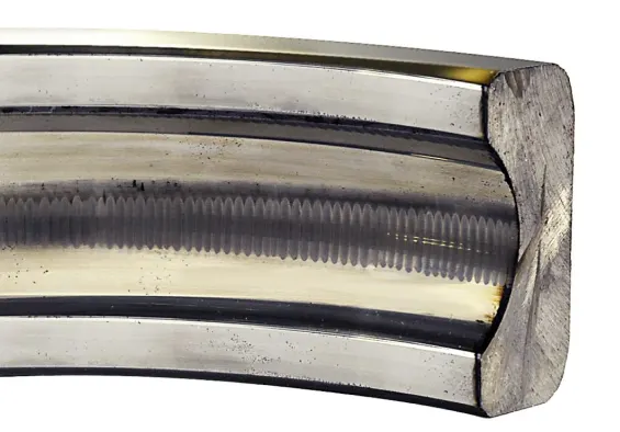 electrical fluting on outer ring