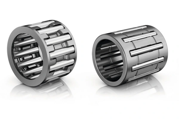 Diagram illustrating the high load distribution in a needle roller bearing