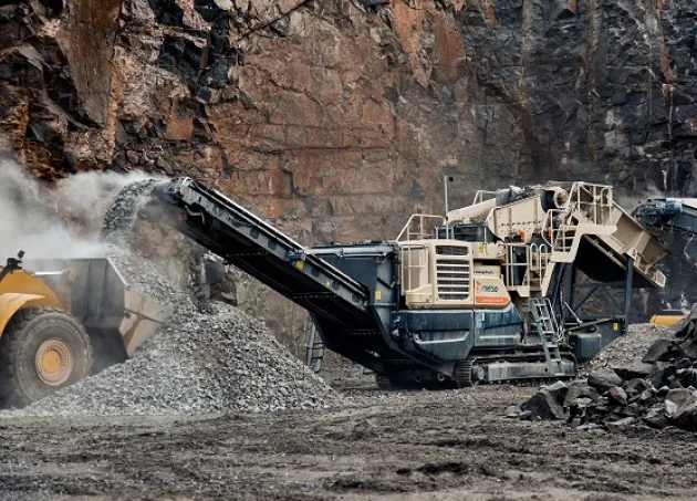 A mining crusher