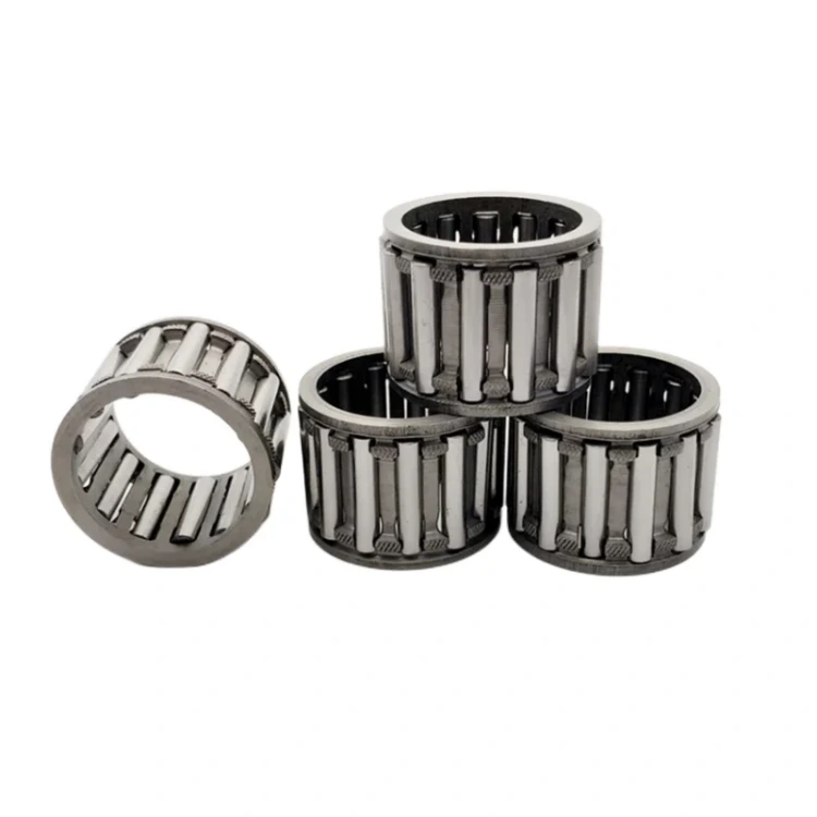Close-up of a high-precision needle roller and cage assembly from TFL Bearings, highlighting the needle rollers and bearing cage.
