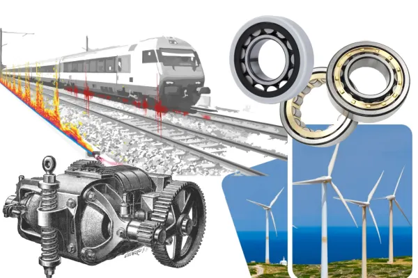 NTN MEGAOHM bearings in wind turbines and railway motors