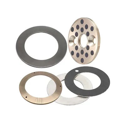 Different type and material of thrust washers