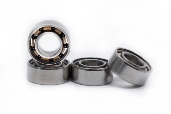 image shows bearings using PEEK cages