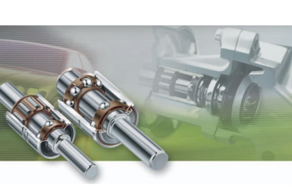 A close-up shot of an insulated bearing with a ceramic coating, highlighting its use in industrial pumps, compressors, and generators to prevent electrical damage.