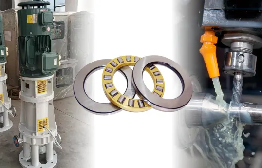 A Thrust Roller Bearing with Vertical Pump and Machine Tool Table
