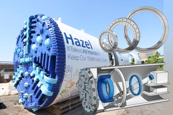 Slew bearings for Tunnel Boring Machines