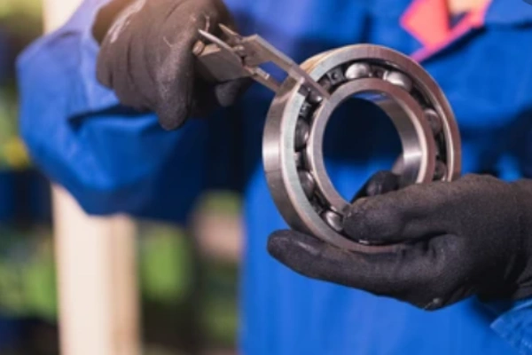 An illustration breaking down the key dimensional tolerance parameters of a bearing