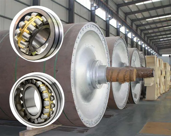 drying cylinders and spherical roller bearings
