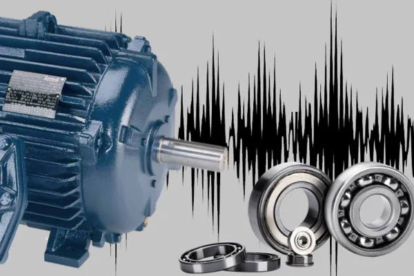 electric motor with bearings