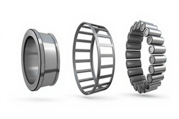 A diagram showing the inner workings of a tapered roller bearing cone assembly, highlighting the rollers and their cage.