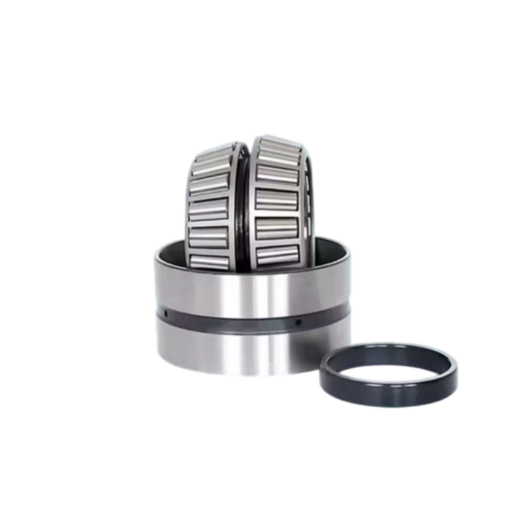Double tapered roller bearing showing two rows of rollers