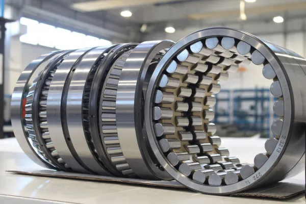 Four-row cylindrical roller bearings handling high radial loads