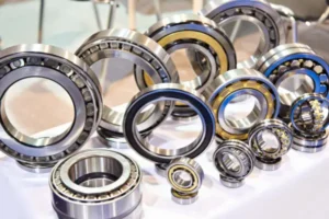 The picture shows various stainless steel bearings.