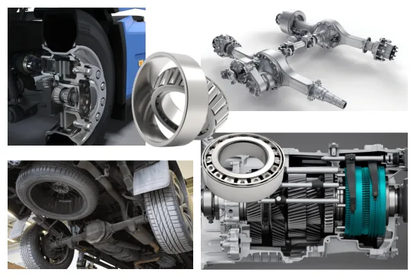 Industrial applications of single tapered roller bearings