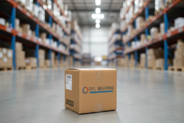 A picture shows TFL's warehouse and a packed box.