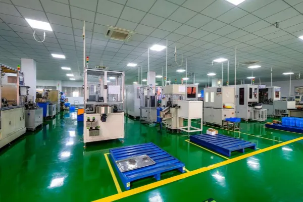 A picture shows a part of TFL's bearing manufacturing plant, demonstrating the precise instruments and equipment we use.