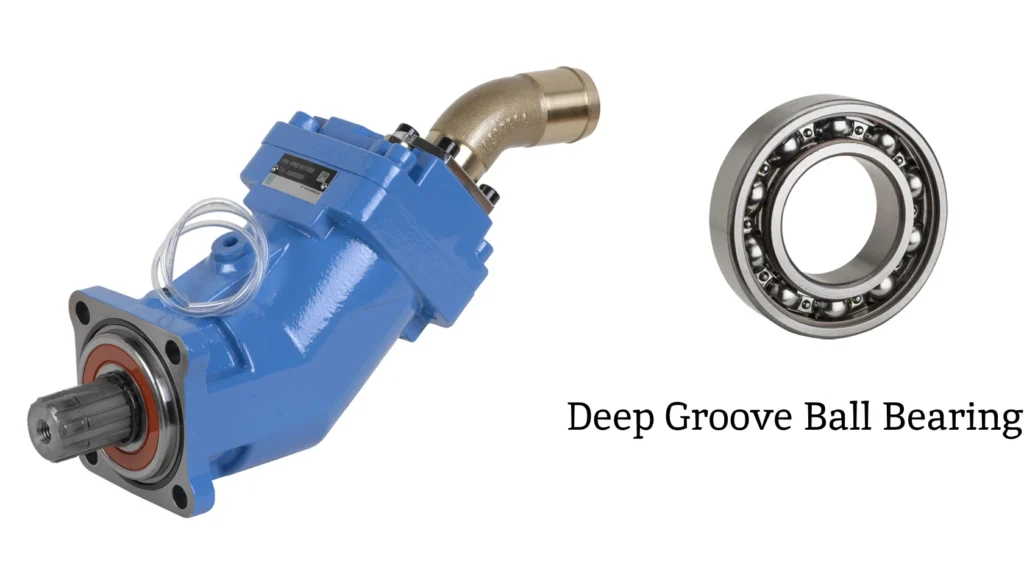 a bent axia piston pump and a deep groove ball bearing for pump, 6206 bearing