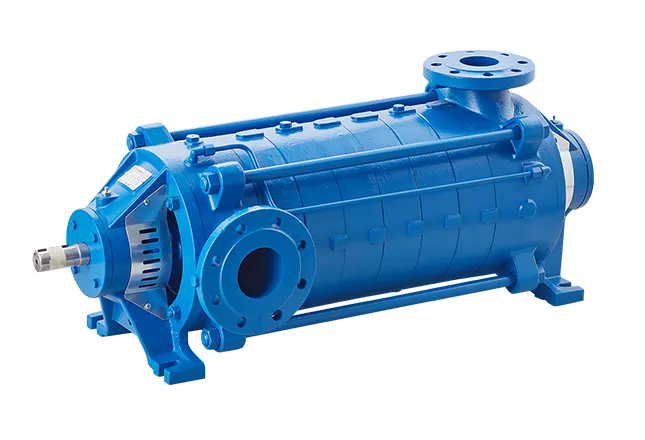 image shows a heavy duty mulstistage centrifugal pump, use spherical roller bearings