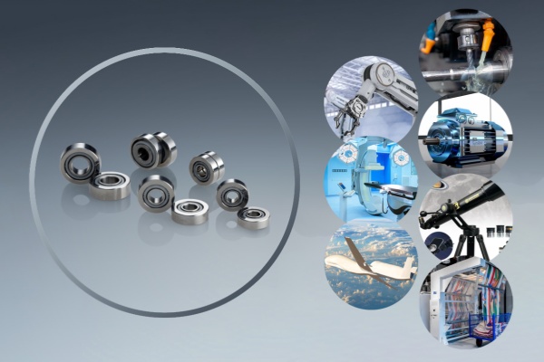 Application of miniature bearings in robotics, medical equipment, and aerospace industries.