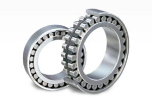 A close-up view of a high-precision double row cylindrical roller bearing manufactured by SDTFL.
