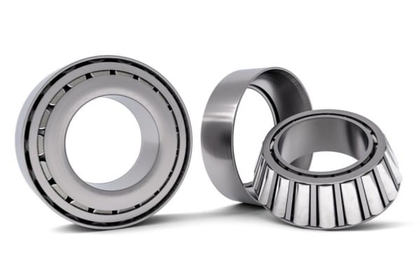 Inside view of a high-tech tapered roller bearing manufacturer's facility showing precision assembly.