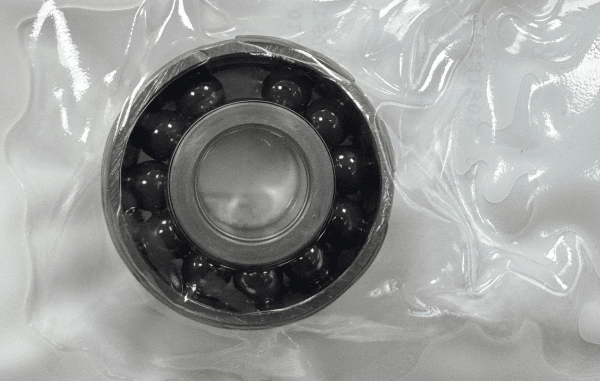 GRW D 6000 / 612515 turbojet engine bearing close-up in sealed packaging for micro turbine applications